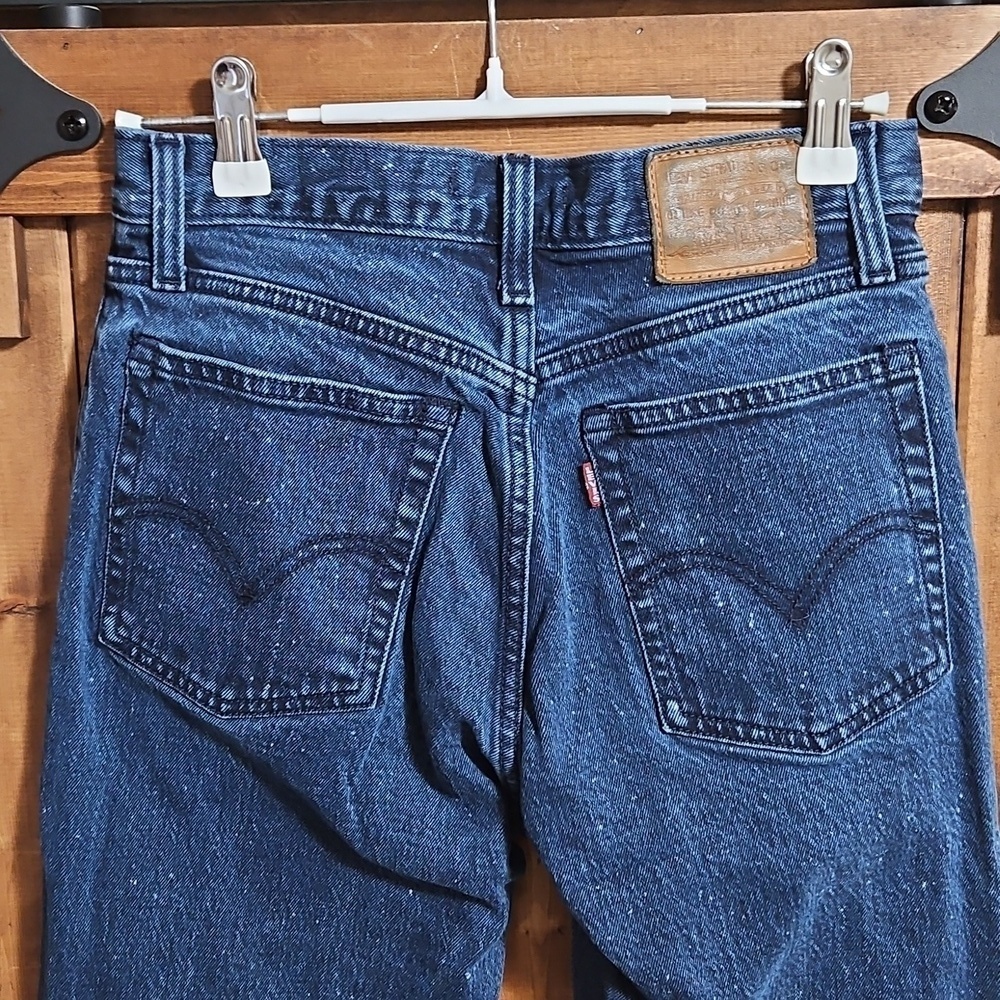 Levi's Wedgie Straight Fit Ankle Length Blue Womens Jeans Size 26 - Picture 5 of 14